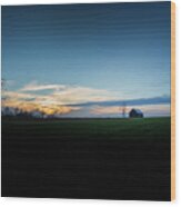 Wide Open Spaces Wood Print