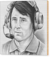 Will Muschamp Wood Print