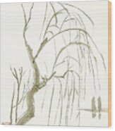 Willow Tree Wood Print
