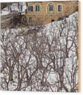 Winter In Becharreh, Lebanon Wood Print