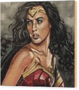 Wonder Woman Wood Print