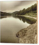 Wonderfully Calm Lake -  Wundervoll Ruhiger See Wood Print