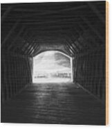 Wooden Bridge Within Wood Print