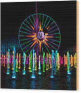 World Of Color Wood Print