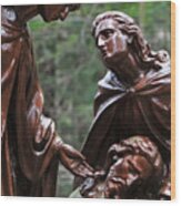 Xlll Jesus Is Taken Down From The Cross Wood Print