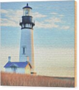 Yaquina Head Lighthouse Wood Print