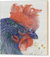 Year Of The Rooster Wood Print