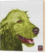 Yellow Golden Retriever Dog Art- 5421 - Wb Wood Print