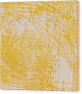 Yellow Textured Wall Background Wood Print