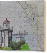 Yerba Buena Island Lighthouse Wood Print