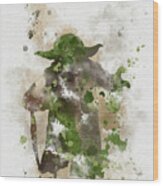 Yoda Wood Print