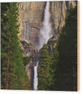 Yosemite Fall Wood Print