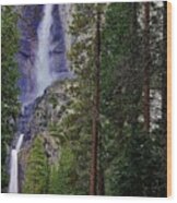 Yosemite Falls C Wood Print