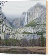 Yosemite National Park Falls Wood Print