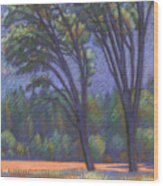 Yosemite Trees Wood Print