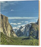 Yosemite Valley Wood Print