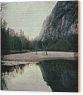 Yosemite Valley Merced River Wood Print