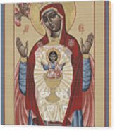 The Black Madonna Your Lap Has Become The Holy Table 060 Wood Print