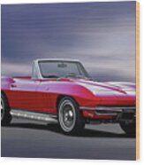1965 Corvette Stingray Convertible Wood Print