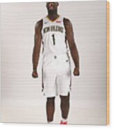 2019-20 New Orleans Pelicans Media Day #1 Wood Print