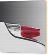 American Classic Car Monterey 1962 Taillight Abstract #1 Wood Print