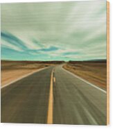 Arizona Desert Highway #1 Wood Print