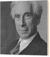 Bertrand Russell #1 Wood Print