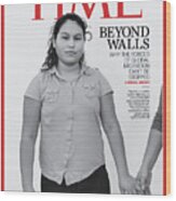 Beyond Walls Time Cover Wood Print