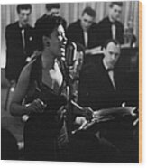 Billie Holiday #1 Wood Print