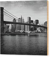 Brooklyn Bridge #1 Wood Print