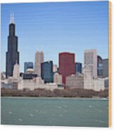 Chicago Skyline Wood Print