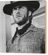 Clint Eastwood In High Plains Drifter -1972-. #1 Wood Print