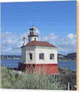 Coquille Lighthouse #1 Wood Print
