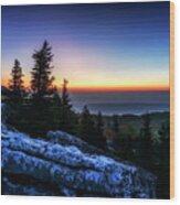 Dawn At Bear Rocks Preserve #2 Wood Print
