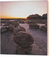 Egg Hatchery At Bisti Badlands #1 Wood Print