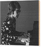 Elton John #1 Wood Print