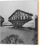 Forth Bridge #1 Wood Print