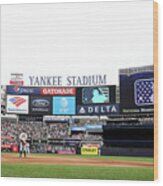 Houston Astros V New York Yankees Wood Print