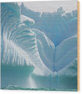 Iceberg Along The Antarctic Peninsula #1 Wood Print