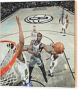 Indiana Pacers V Brooklyn Nets #1 Wood Print