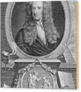 Isaac Newton 1642-1727, English #1 Wood Print
