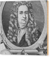 Isaac Newton #1 Wood Print