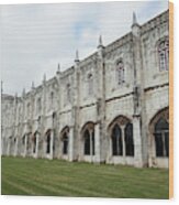 Jeronimos Monastery In Belem, Portugal #1 Wood Print