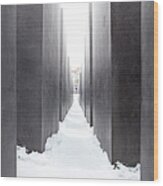 Jewish Memorial, Berlin, Germany #1 Wood Print