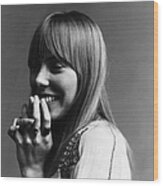 Joni Mitchell #1 Wood Print