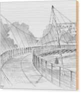 Liberty Bridge #1 Wood Print