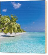 Luxury Summer Vacation And Holiday #1 Wood Print