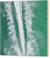 Miami Beach Waverunner Aerial #1 Wood Print