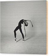 Modern Ballet Dancer #1 Wood Print