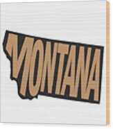 Montana #1 Wood Print